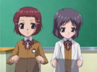 【ロリ系エロアニメ】エロ教師がロリっ子2人と3Pでハメまくり